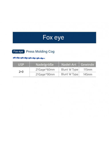 Fox Eye - Pressdruck Fox Eye - Pressdruck